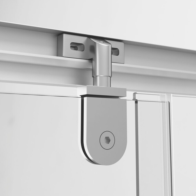 Душевая кабина 90x90 см Am.Pm Gem 5-corner Pivot W90UG-405-090MT (стекло прозрачное, профиль матовый хром, без поддона), фото 9