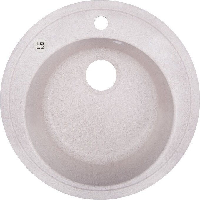 Кухонная мойка Lidz D510/200 COL-06 (LIDZCOL06D510200, искусственный камень, 50 см, светло-бежевая), Цвет производителя: бежевый, фото 