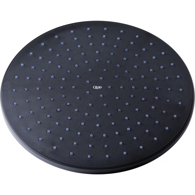 Лійка для верхнього душу Qtap Hlavova A228O1ZBB (чорна), фото 