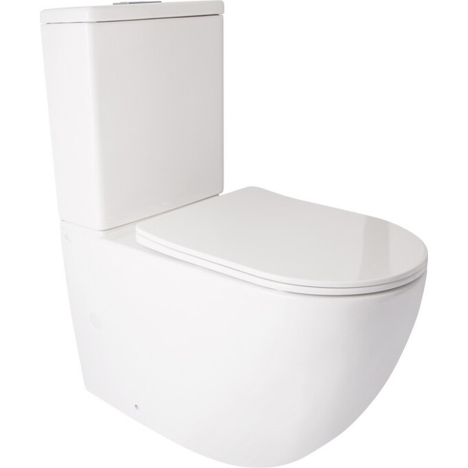 Унитаз-компакт Qtap Jay QT07222176W (с сиденьем), фото 