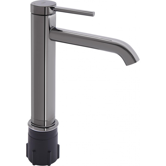 Смеситель для раковины Qtap Robin 1060H102K (серый глянцевый), фото 