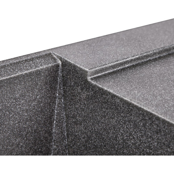 Кухонна мийка Lidz 790x495/230 BLA-03 (LIDZBLA03790495230, штучний камінь, 79x50 см, чорна), Колір виробника: чорний, фото , изображение 5