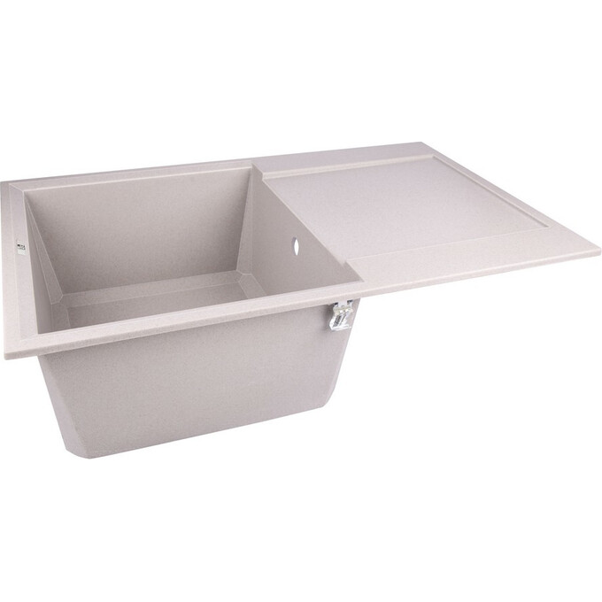 Кухонна мийка Lidz 790x495/230 COL-06 (LIDZCOL06790495230, штучний камінь, 79x50 см, світло-бежева), Колір виробника: бежевий, фото , изображение 3