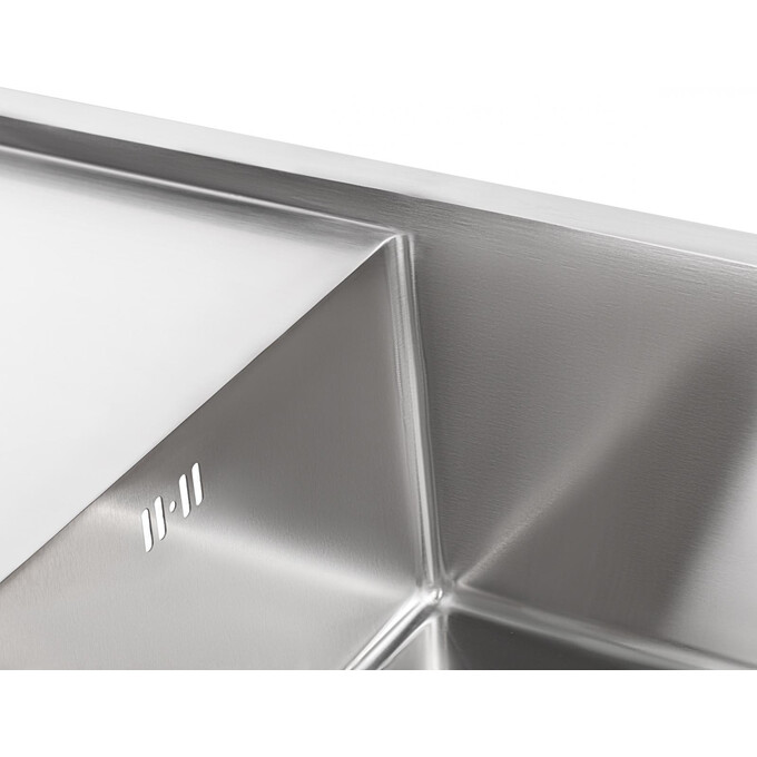 Кухонная мойка Lidz H7844 Brush (LIDZH7844LBRU3010, нержавеющая сталь, 78x44 см, 3.0/1.0 мм, брашированная), фото 5