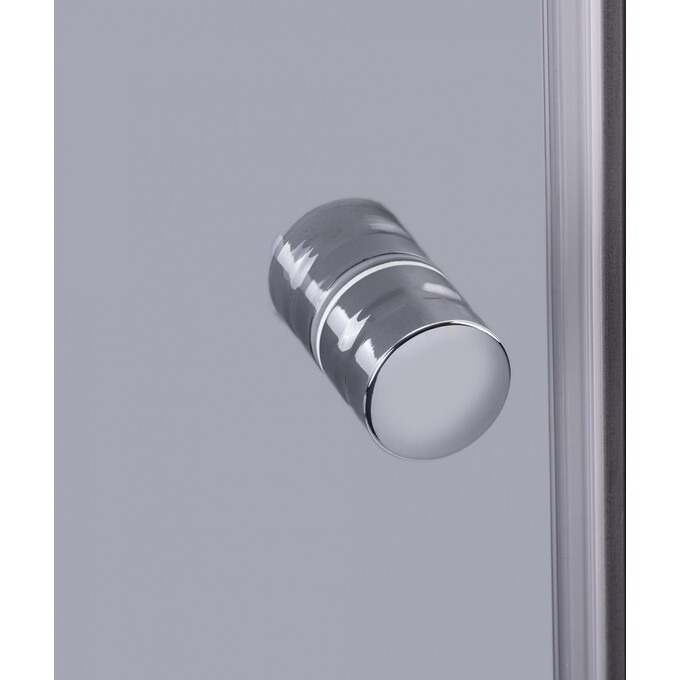 Душевая кабина без поддона 90x90 см Lidz Latwa SC90x90.SAT.HIGH.GR (LLSC9090SATHIGHGR2, профиль сатин, стекло тонированное), фото 3