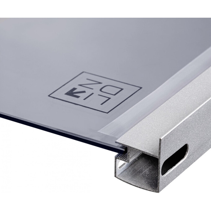 Душевая кабина без поддона 90x90 см Lidz Latwa SC90x90.SAT.HIGH.GR (LLSC9090SATHIGHGR2, профиль сатин, стекло тонированное), фото 4