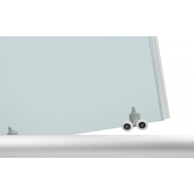 Душевая кабина без поддона 100x80 см Lidz Wawel SC100x80.SAT.LOW.FR (LWASC10080SATLOWFR2, профиль сатин, стекло матовое), фото 5