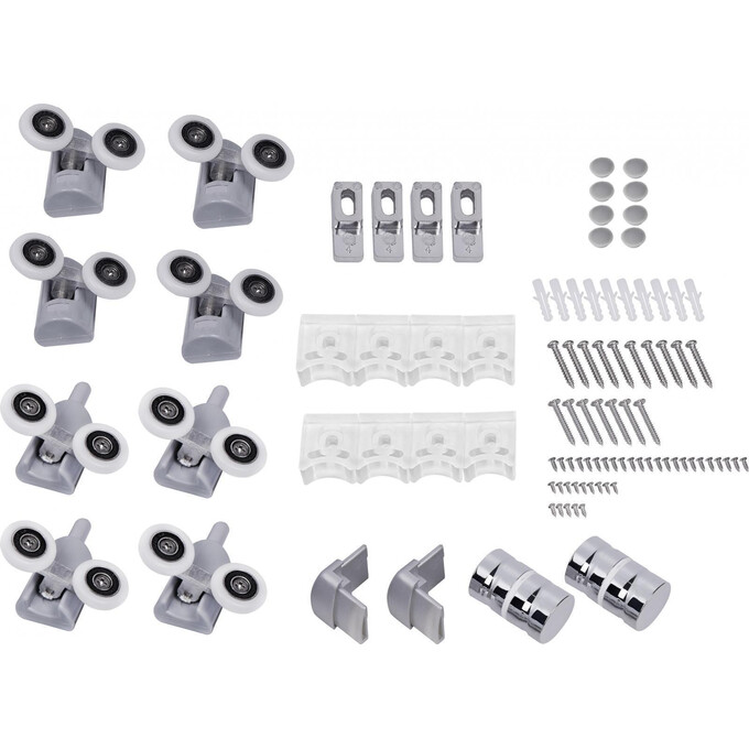 Душевая кабина без поддона 90x90 см Lidz Wawel SC90x90.SAT.LOW.FR (профиль сатин, стекло матовое), фото 6