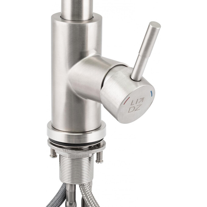 Смеситель для кухни с выдвижным изливом Lidz 12 32 015FL-13, фото 3