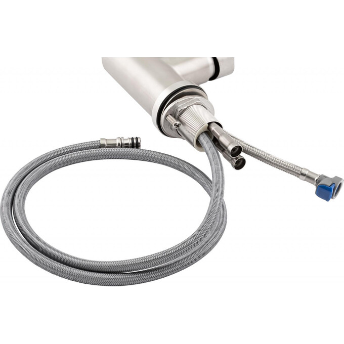 Смеситель для кухни с выдвижным изливом Lidz 12 32 015FL-13, фото 6