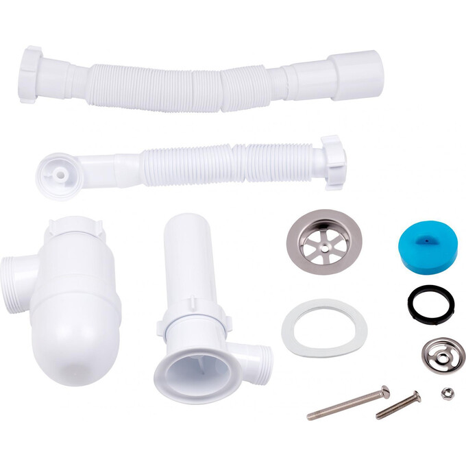 Сифон для кухонной мойки Lidz LK12 (60 08 E004 00), фото 2