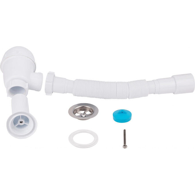 Сифон для кухонной мойки Lidz 60 05 M001 00 (LK02, выход 40/50 мм), фото 2