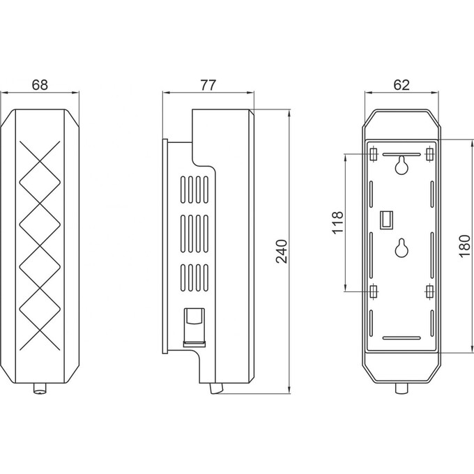 Диспенсер для рідкого мила настінний Qtap Davcovac mydla DM350CP1 (QTDM350CP1, одинарний), фото , изображение 6