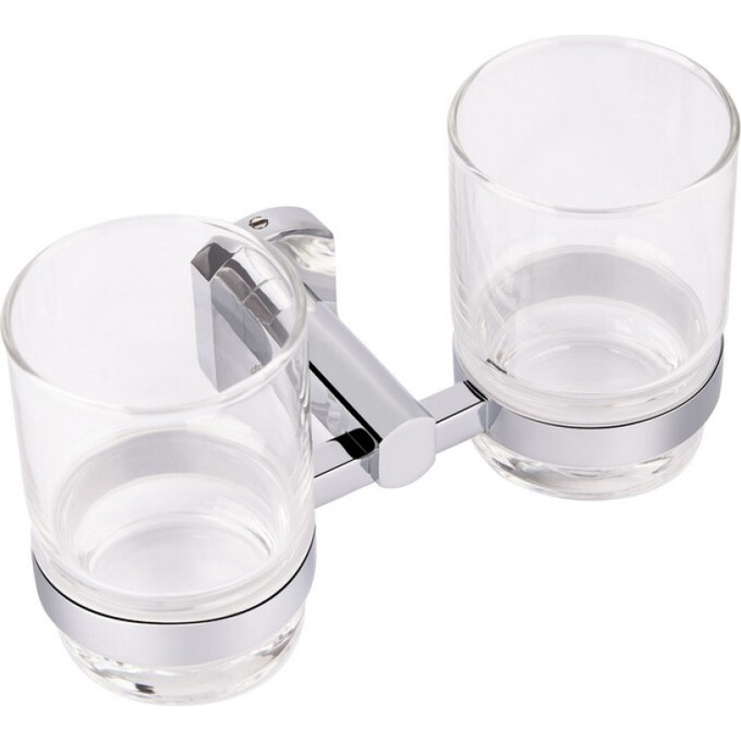 Склянка подвійна настінна Qtap Liberty CRM 1155 (QTLIBCRM1155), фото , изображение 2