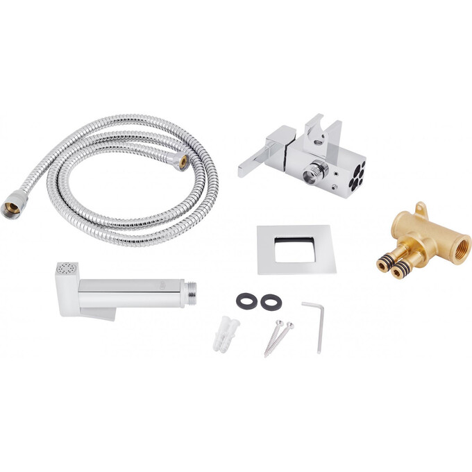 Набір для гігієнічного душу із змішувачем Qtap Inspai-Varius CRM V00440201, фото , изображение 3