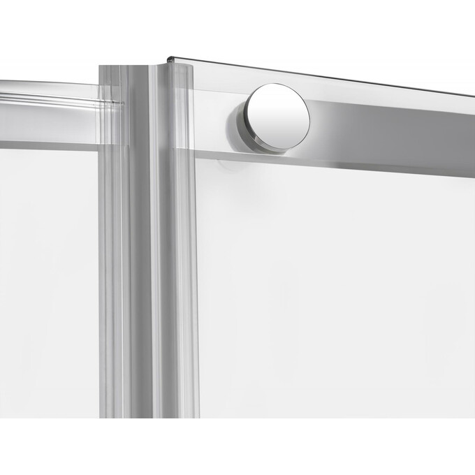 Душевая кабина без поддона 90x90 см Qtap Virgo CRM1099AC8 (профиль хром, стекло прозрачное), фото 3