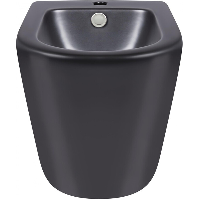 Биде напольное Qtap Robin QT13442141CMB (черное матовое), фото 2