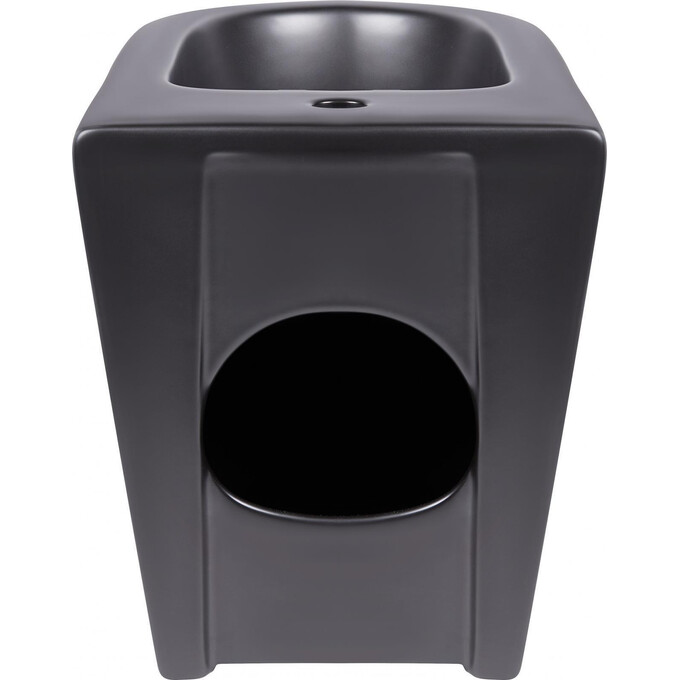 Биде напольное Qtap Robin QT13442141CMB (черное матовое), фото 3