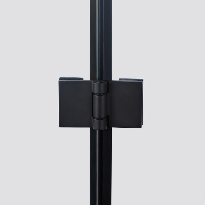 Душевая кабина без поддона 120x80 см Qtap Capricorn BLA10128RC6 (профиль черный матовый, стекло прозрачное), фото 3