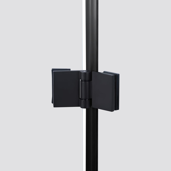 Душевая кабина без поддона 120x80 см Qtap Capricorn BLA10128RC6 (профиль черный матовый, стекло прозрачное), фото 4