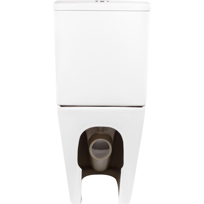 Безободковый унитаз-компакт Qtap Robin QT13222141ARW (с сиденьем), фото 5