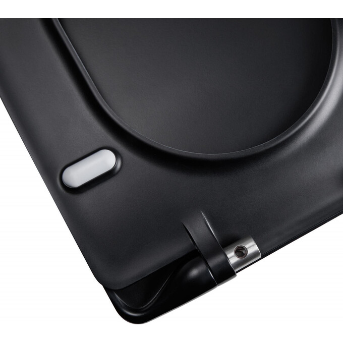 Безободковый подвесной унитаз Qtap Robin QT1333046ENRMB New (черный матовый, с сиденьем), фото 9