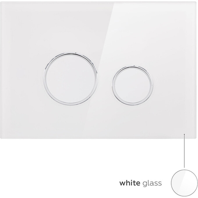 Клавиша смыва для инсталляции Qtap Nest (QT0111V1164GW, белая), фото 3