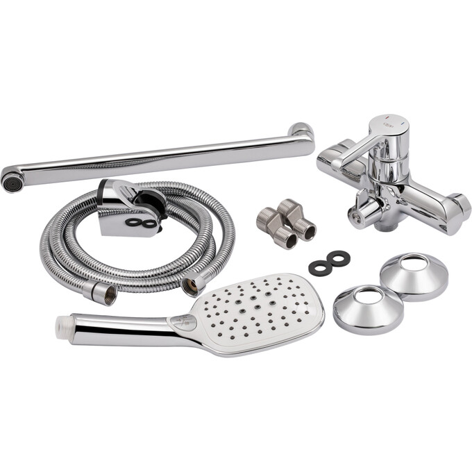 Смеситель для ванны Qtap Grand CRM 005 (с лейкой и шлангом), фото 7