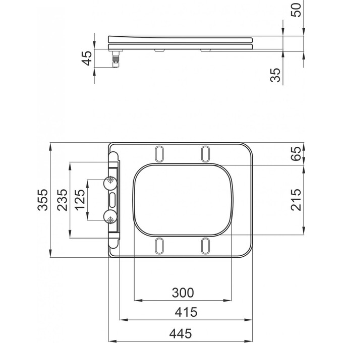 Сиденье для унитаза с микролифтом Qtap Kalao (QT08991213AW, Slim), фото 6