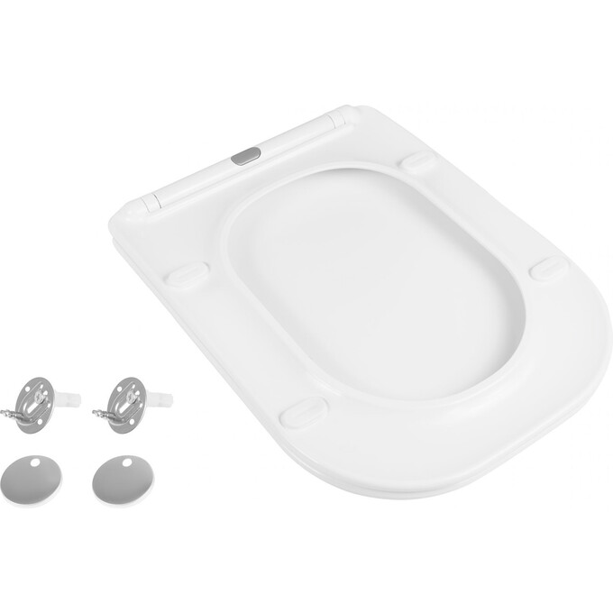 Сиденье для унитаза с микролифтом Qtap Nando (QT12991222AW, Slim), фото 5