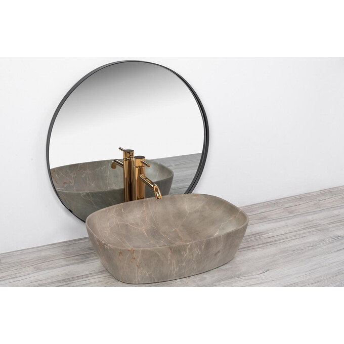 Раковина Rea Freja Beige REA-U6647 (51x39.5 см, бежевая, чаша), фото 5