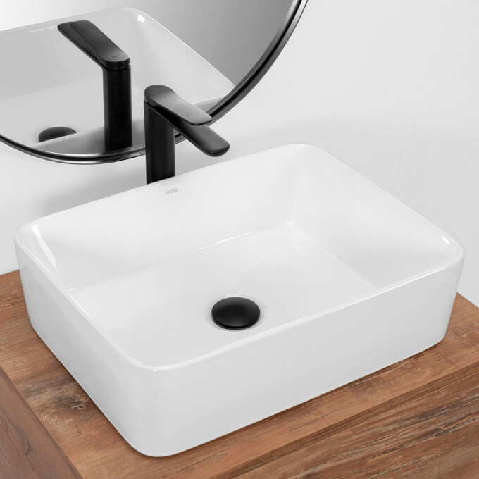 Раковина Rea Anita N 48 REA-U0669 (48x36.5 см, накладна), фото , изображение 2