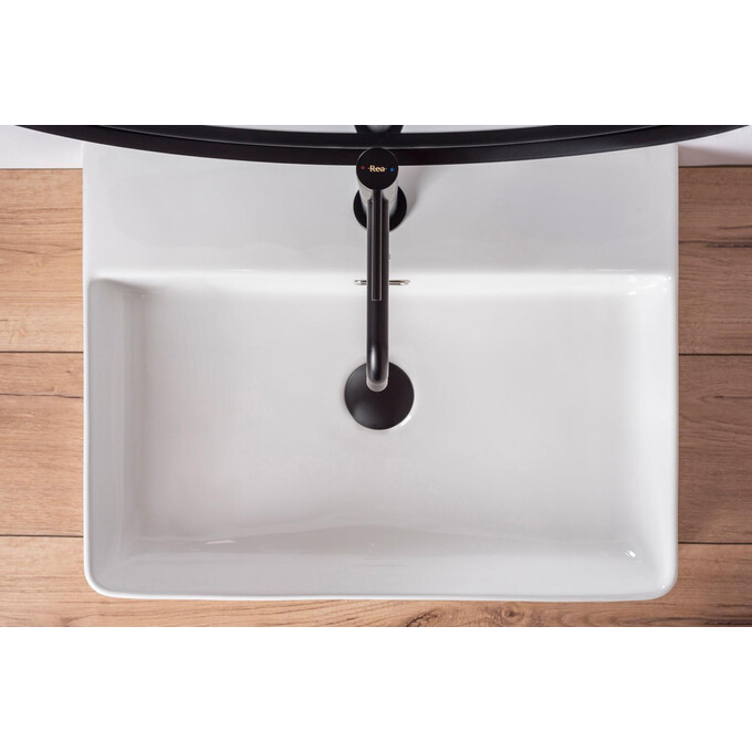 Раковина Rea Gina 60 REA-U0677 (59x43.5 см, накладная/подвесная), фото 3