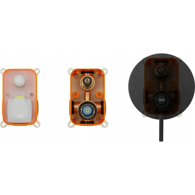 Змішувач прихованого монтажу для ванни Rea Lungo REA-P4563 (золотий), Колір виробника: золото, фото , изображение 2