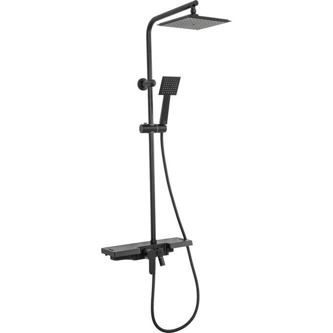 Душова система Rea Bravo REA-P0636 (чорна), Колір виробника: чорний, фото 