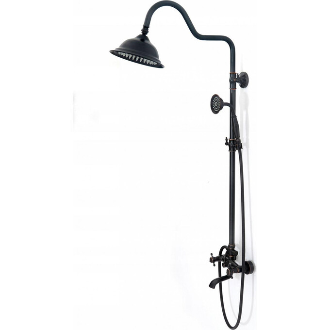 Душова система Rea Retro Old Black REA-P2366 (чорна), фото , изображение 4