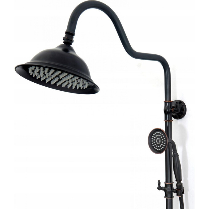 Душова система Rea Retro Old Black REA-P2366 (чорна), фото , изображение 6