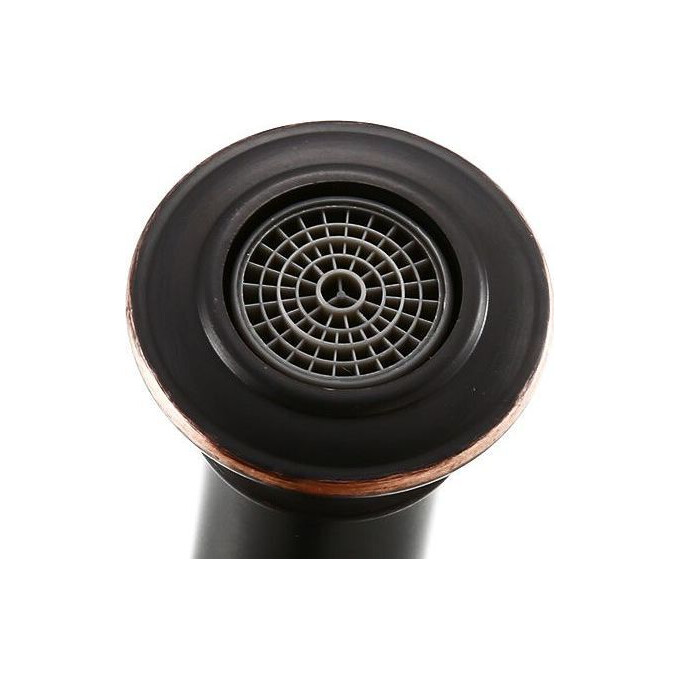 Високий змішувач для умивальника Rea Vintage REA-B0227 (чорний), фото , изображение 3