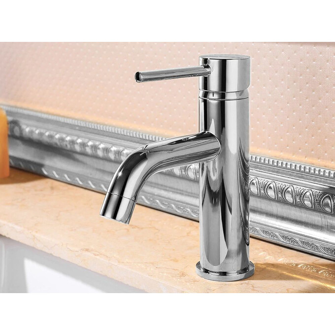 Змішувач для умивальника Rea Lungo REA-B4101, Колір виробника: хром, фото , изображение 6