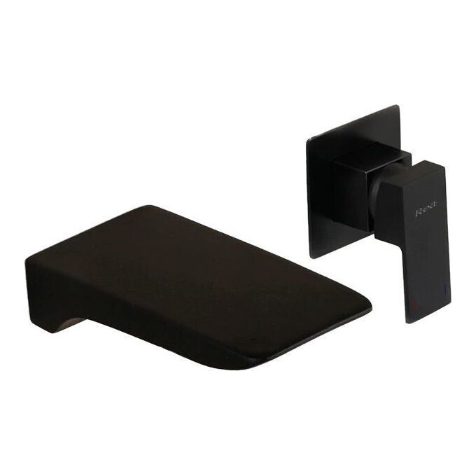 Змішувач прихованого монтажу для умивальника Rea Mason REA-B0690 (чорний, внутрішня частина в комплекті), фото , изображение 4