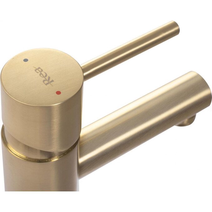 Смеситель для умывальника Rea Tess REA-B5661 (золотой матовый), фото 5