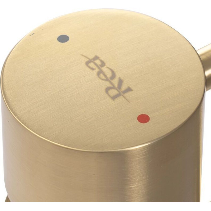 Змішувач для умивальника високий Rea Tess REA-B5660 (золотий матовий), фото , изображение 5