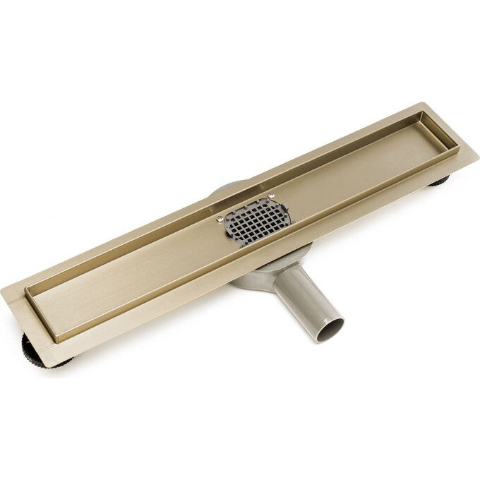 Трап для душу Rea Pure Neo Mirror Gold Pro 100 REA-G5611 (1000 мм, золотий), фото , изображение 2