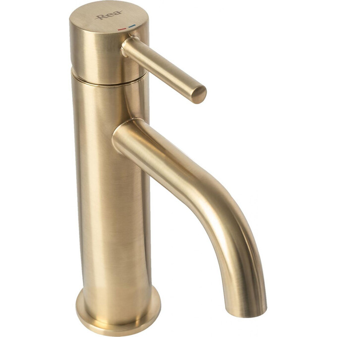 Змішувач для умивальника Rea Lungo REA-B4527 (золотий матовий), Колір виробника: золото брошене (матове), фото , изображение 3