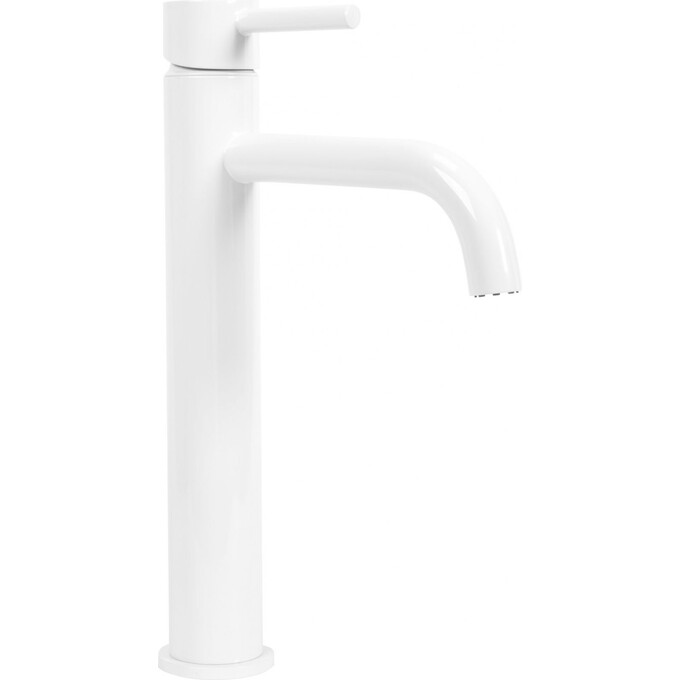 Високий змішувач для умивальника Rea Lungo REA-B4400 (білий), Колір виробника: білий матовий, фото 