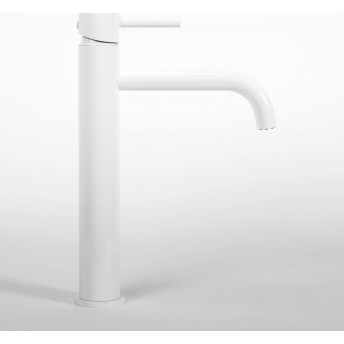 Високий змішувач для умивальника Rea Lungo REA-B4400 (білий), Колір виробника: білий матовий, фото , изображение 6
