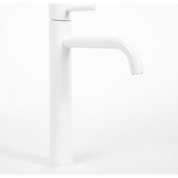 Високий змішувач для умивальника Rea Lungo REA-B4400 (білий), Колір виробника: білий матовий, фото , изображение 7