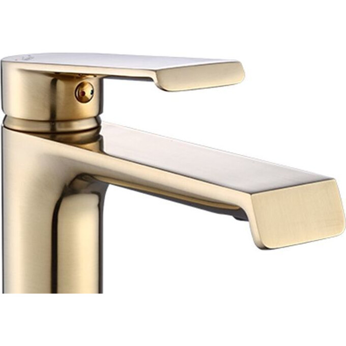 Високий змішувач для умивальника Rea Hass REA-B9971 (золотий матовий), фото , изображение 2