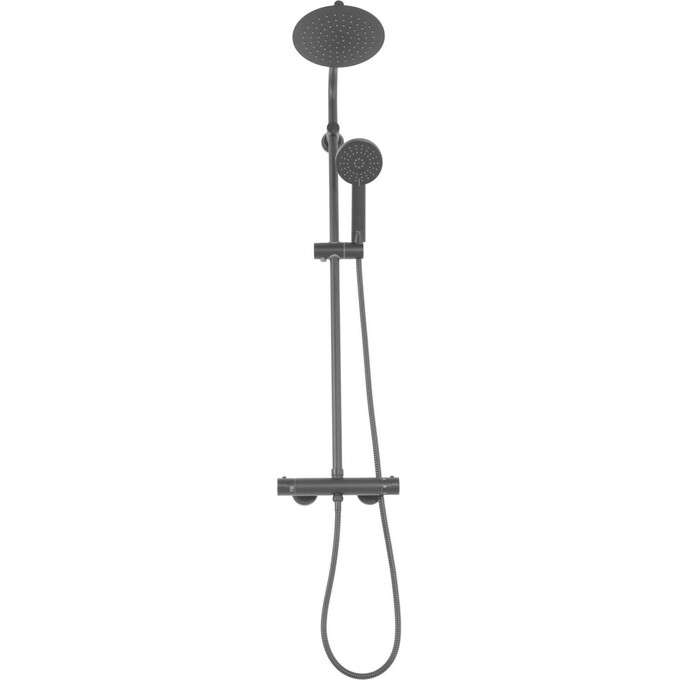 Термостатична душова система Rea Bliss Black REA-P8804 (чорна матова), фото , изображение 4