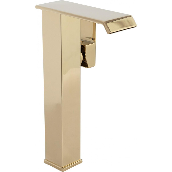 Високий змішувач для умивальника Rea Kent REA-B8014 (золотий), фото , изображение 2